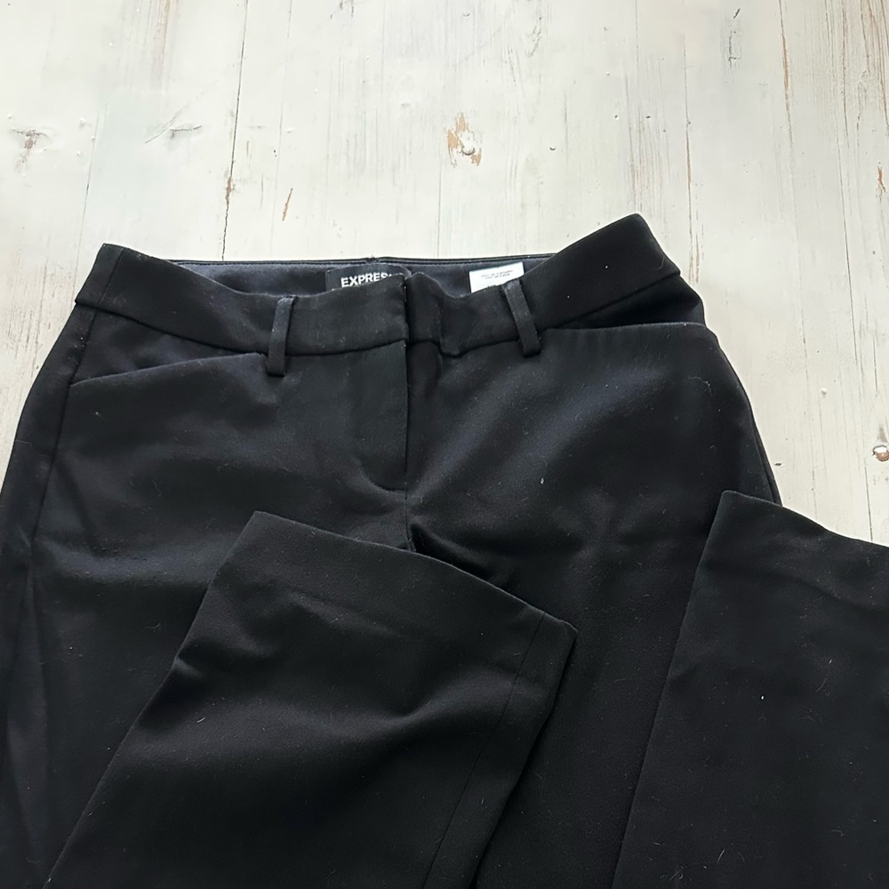 Express Black Dress Pants editor pants size 2 work stretch
